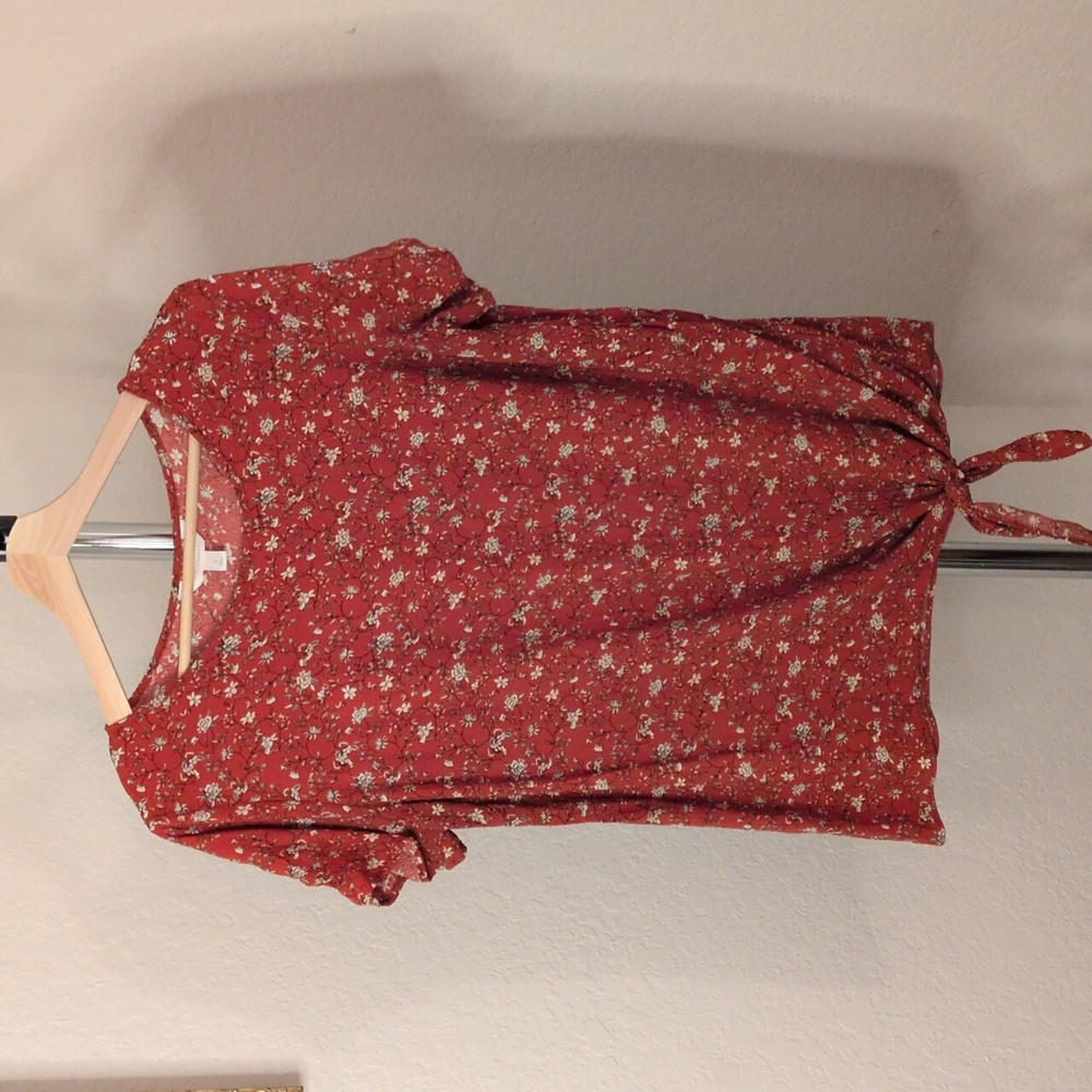 Lauren Conrad Tie Front Top
